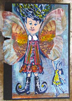 "Who Says I Can't Fly" by Gloria Fuller, Lancaster WI - Mixed Media
